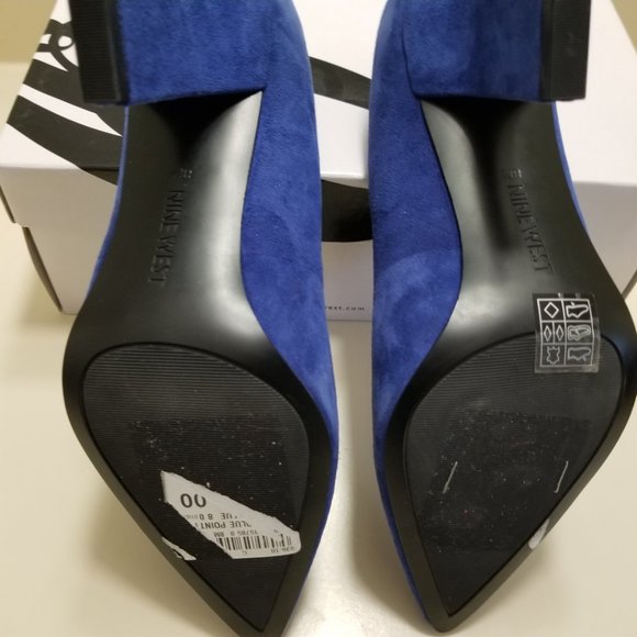 New Nine West Cobal Blue Pumps - Picture 5 of 8